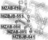 MAZDA GJ6A34541 Repair Kit, ball joint